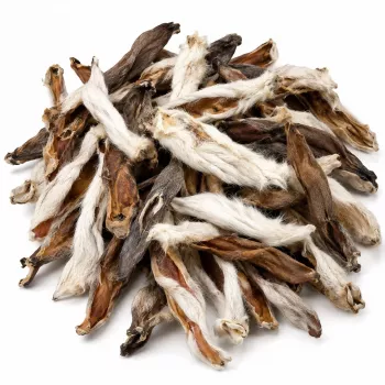 PTI PETITTO orecchio di coniglio con pelo articolo da masticare per cani - 1 kg