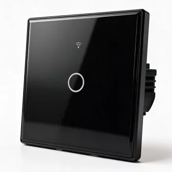 Qoltec interruttore luce smart touch 1 via Wi-Fi timer Tuya bianco