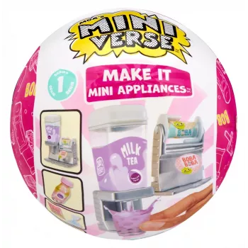 MGA Miniverse Make It Mini Boba Machine set fai-da-te