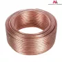 MACLEAN MCTV-512 cavo per altoparlanti 100m 2x1,5mm² trasparente OFC in matassa