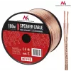 MACLEAN MCTV-512 cavo per altoparlanti 100m 2x1,5mm² trasparente OFC in matassa