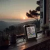 GREENBLUE GB169 B stazione meteo radio con display a colori e sensore esterno