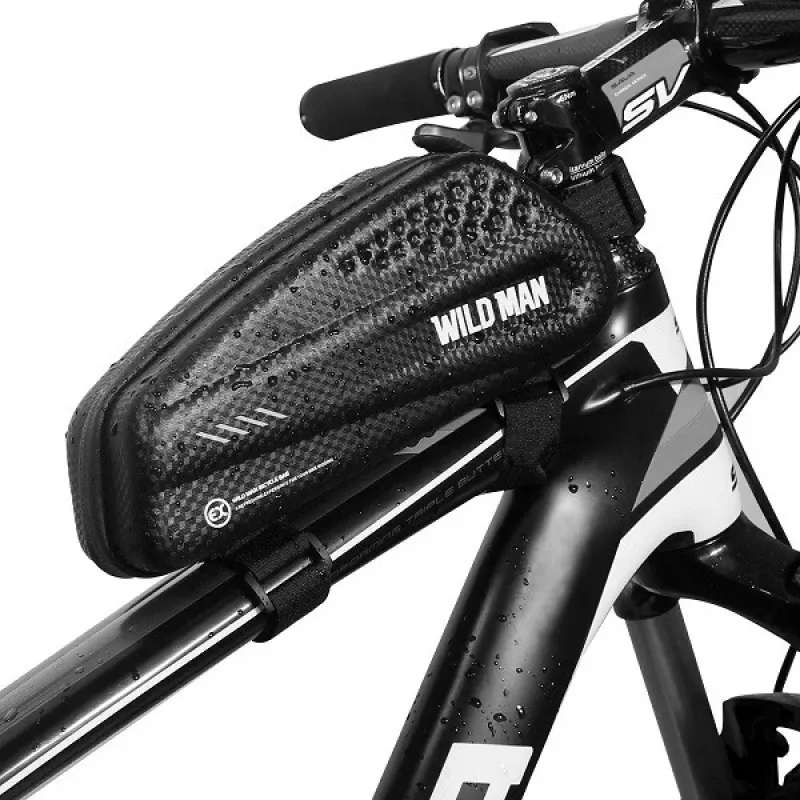 WILDMAN EX 1L borsa da telaio per bici nera