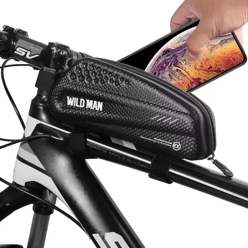 WILDMAN EX 1L borsa da telaio per bici nera