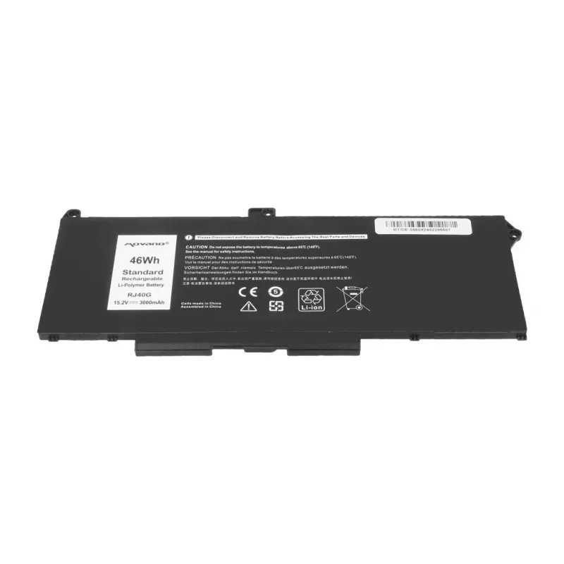 Batteria ricaricabile MITSU RJ40G per Dell Latitude 5520 5420 Precision 3560 - 3000 mAh (46 Wh)