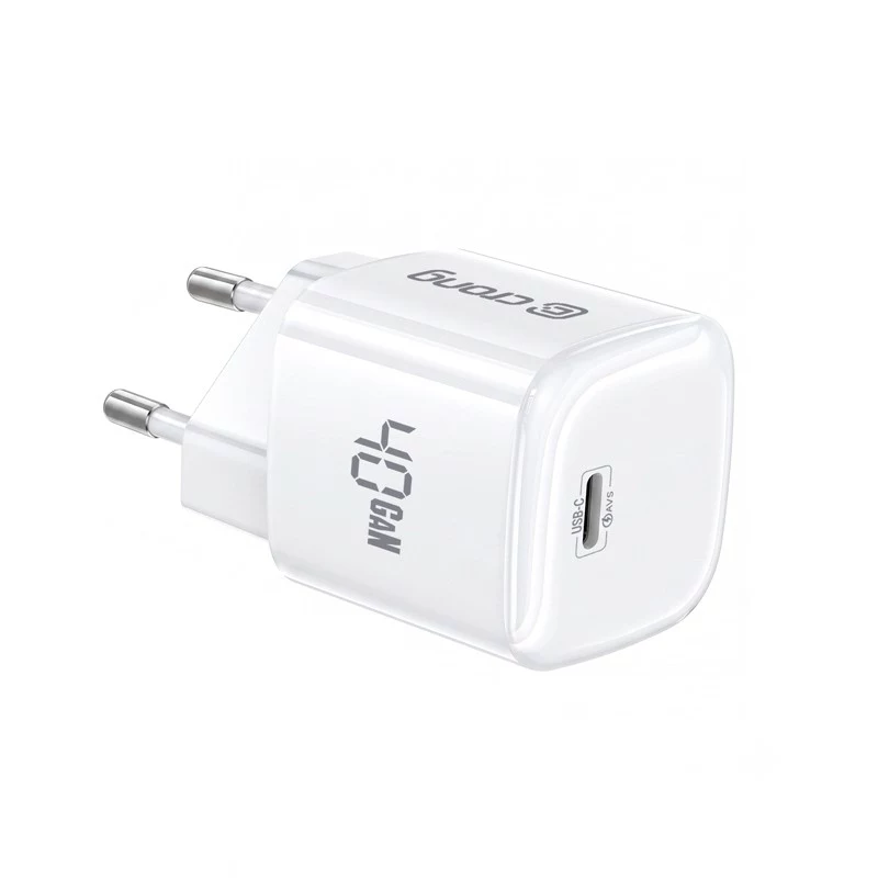 CRONG NEO GaN 40W USB-C PD 3.2 Caricabatterie da parete con AVS - Bianco