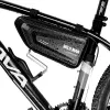 WILDMAN E4 Borsa da telaio per bici L 1,5L Nero