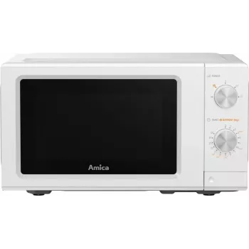 AMICA MMF20M3W Microonde solo, 20 l, 700 W, Bianco
