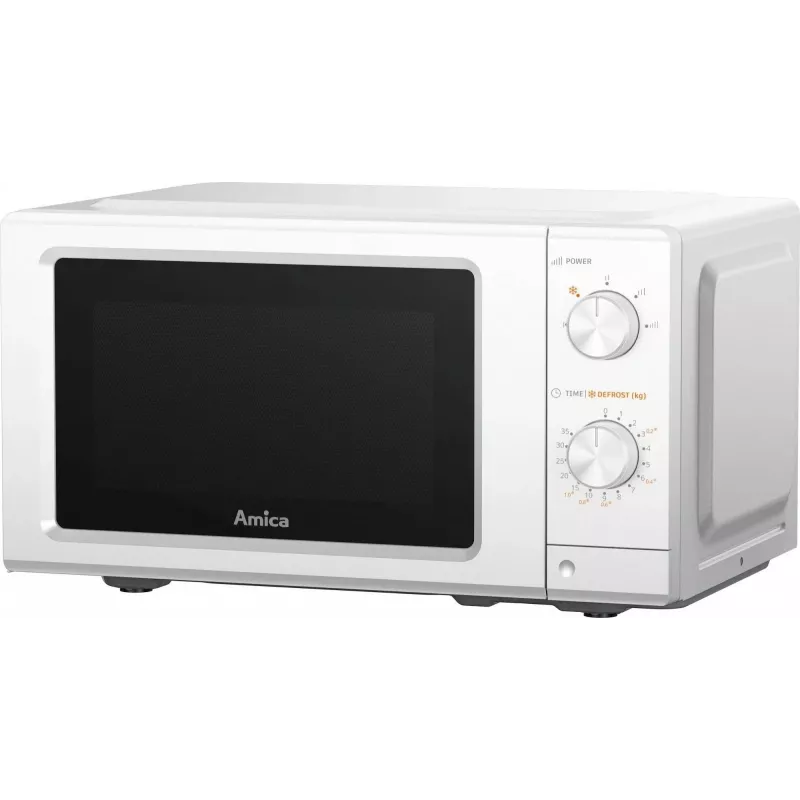 AMICA MMF20M3W Microonde solo, 20 l, 700 W, Bianco