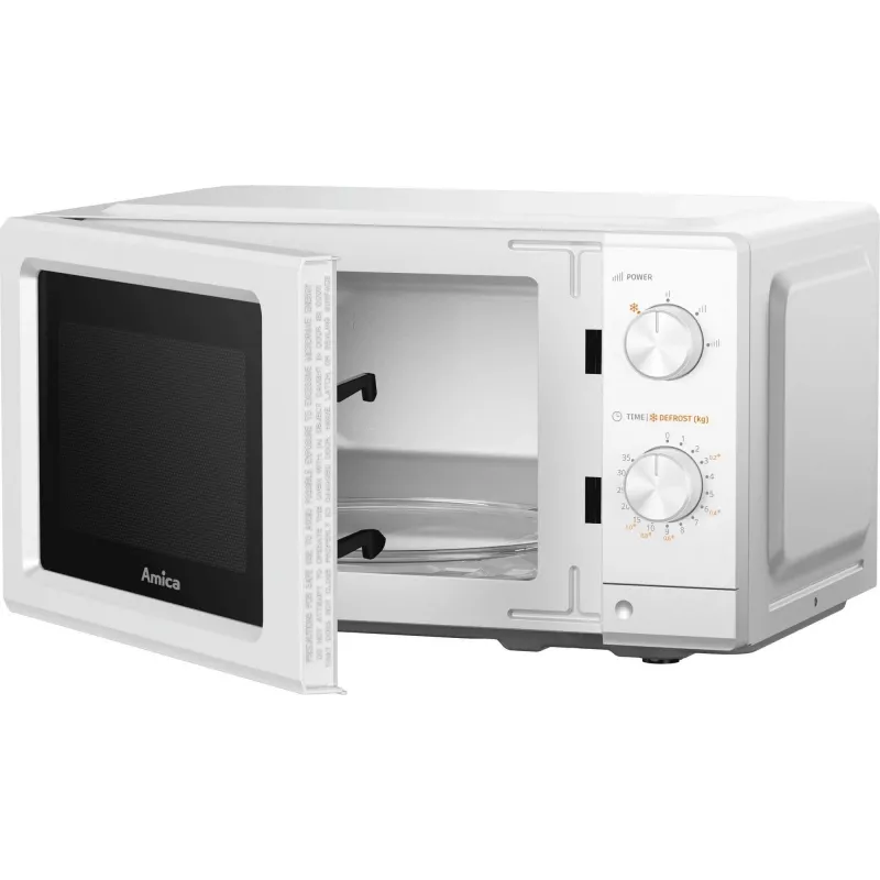 AMICA MMF20M3W Microonde solo, 20 l, 700 W, Bianco