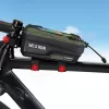 WILDMAN GX200 borsa da telaio per bicicletta con supporto per telefono, Desert