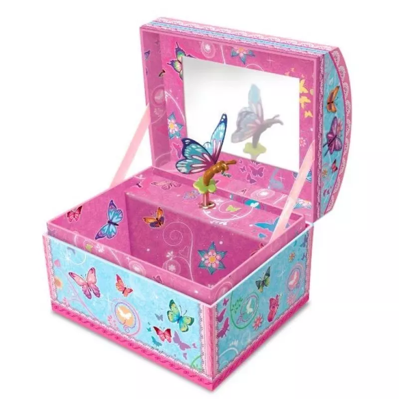 PULIO Pecoware Baule scatola musicale - Farfalle 2