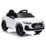 LEAN CARS Audi A5L HL788 12V Auto elettrica per bambini con telecomando, Bianco
