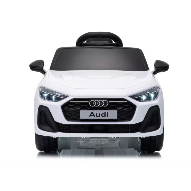 LEAN CARS Audi A5L HL788 12V Auto elettrica per bambini con telecomando, Bianco