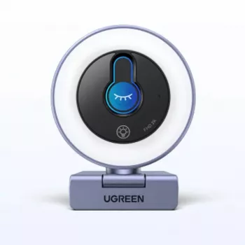 UGREEN CM910 webcam, 2K, 30FPS, luce LED, microfono integrato