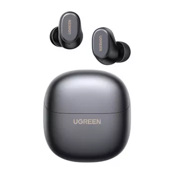 UGREEN WS220 auricolari TWS True Wireless Bluetooth 5.0 con custodia di ricarica, controllo touch, protezione IPX4, microfono integrato, autonomia totale 16h - nero