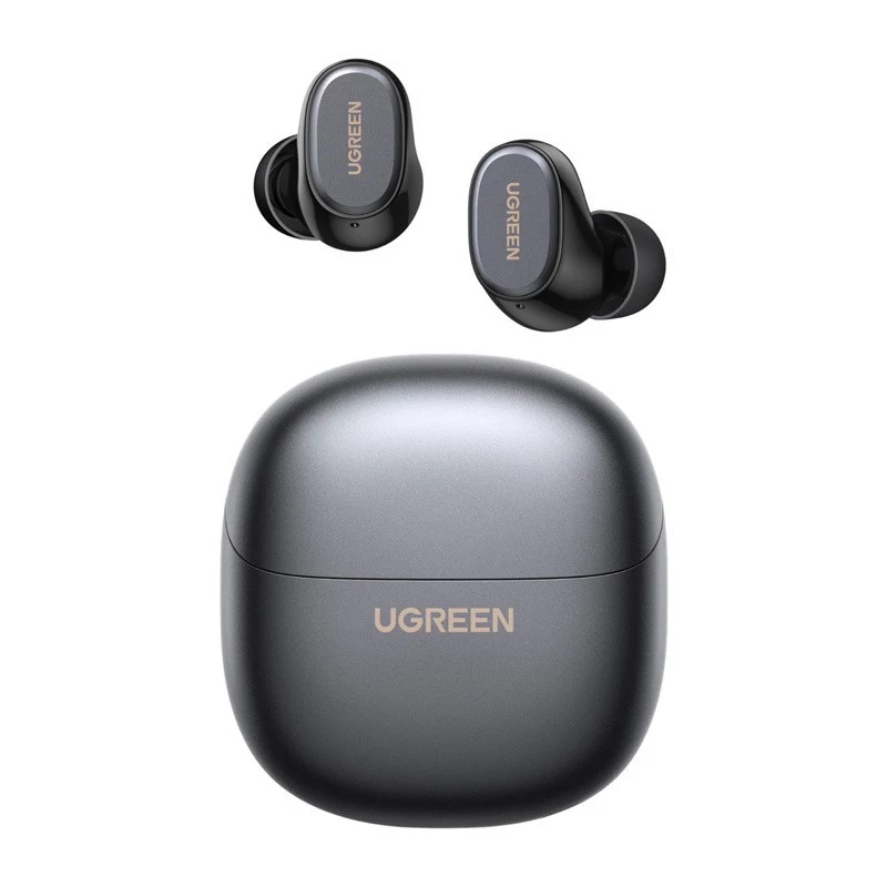 UGREEN WS220 auricolari TWS True Wireless Bluetooth 5.0 con custodia di ricarica, controllo touch, protezione IPX4, microfono integrato, autonomia totale 16h - nero