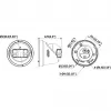 Hikvision DS-2CD2387G3P-LIS2UY/SL(180°)/O-STD nera telecamera di rete panoramica 8 MP