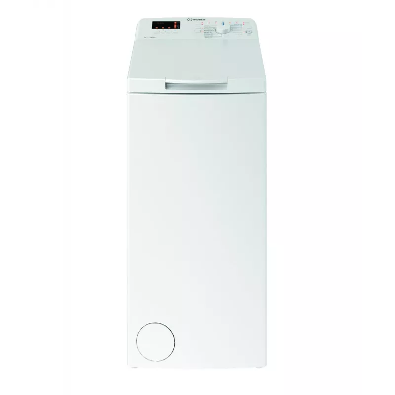 Indesit BTWWS60400PLN lavatrice a carica dall'alto, 6 kg, 1000 giri/min, bianco