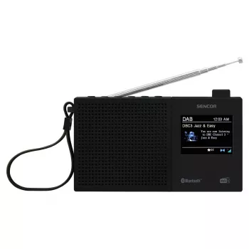 Radio DAB+ SENCOR SRD 7790B con FM, Bluetooth, USB, LCD 2,4