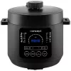 Multicooker CONCEPT CK6001 5L 900W 10 programmi antiaderente nero/acciaio inox