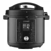 Multicooker CONCEPT CK8000 con funzione friggitrice ad aria, pentola 6L, cestello 3,5L, 1500W, 10 programmi, nero/argento