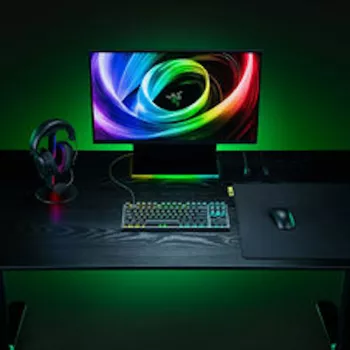 Razer Huntsman V3 Tenkeyless tastiera gaming 8KHz - layout tedesco (QWERTZ), Razer Analog Optical Switches Gen-2, Chroma RGB, nero