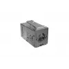 DIGITUS Modulo Keystone Cat. 6A, schermato, senza attrezzi, RJ45, argento