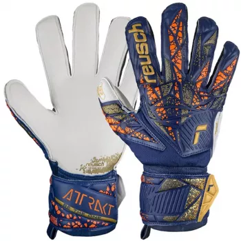 Reusch Attrakt Grip guanti da portiere blu profondo/bianco/arancio brillante taglia 11