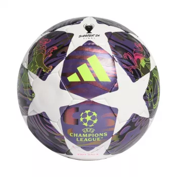 adidas UCL 25/26 Final Pro Sala pallone futsal viola/bianco