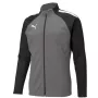 Puma teamLIGA Training top da allenamento uomo con zip a quarto di giro Puma Black-Asphalt taglia L