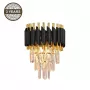 WALL LANNA 2200091-W 2XE14 BL lampada da parete, 2x E14, nero opaco
