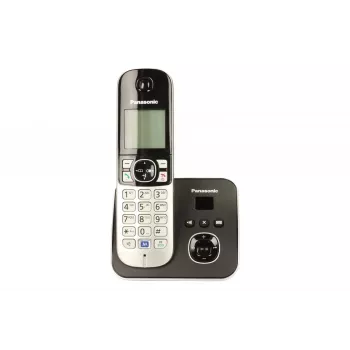 Panasonic KX-TG6821 telefono cordless DECT con segreteria telefonica, nero