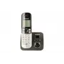 Panasonic KX-TG6821 telefono cordless DECT con segreteria telefonica, nero