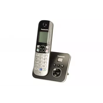 Panasonic KX-TG6821 telefono cordless DECT con segreteria telefonica, nero