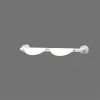 Shell lampada da parete LED 2x7W nero luce verso l'alto e verso il basso 1120lm bianco caldo 3000K