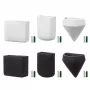 Vaso da appendere in ceramica bianco TR-HANGKKIT-002