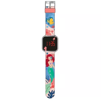 PULIO Orologio digitale LED Diakakis - Ariel bambino cinturino in silicone blu