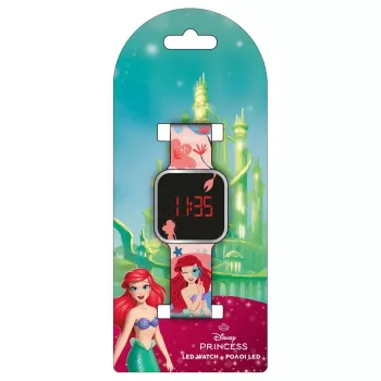 PULIO Orologio digitale LED Diakakis - Ariel bambino cinturino in silicone blu