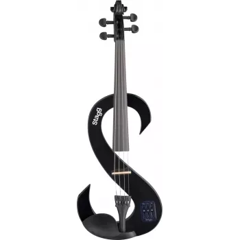 Stagg EVN 4/4 BK Violino elettrico con accessori - Nero