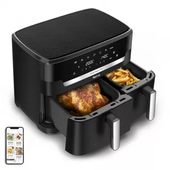 Tefal ActiFry Dual Motion Friggitrice ad aria calda EY9428E 1,7 kg nero