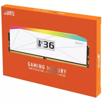 RAM V-Color Manta XFinity+ aRGB DDR5-8000, CL40, EXPO - 32 GB Dual-Kit, bianca