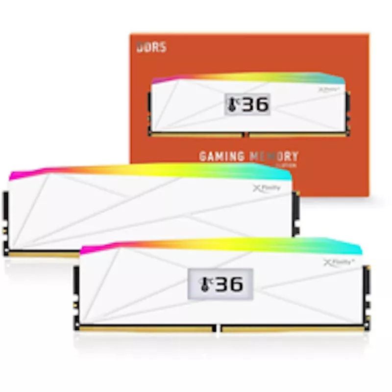 RAM V-Color Manta XFinity+ aRGB DDR5-8000, CL40, EXPO - 32 GB Dual-Kit, bianca