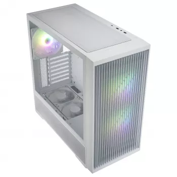 Fortron M330 case Micro-ATX bianco, vetro temperato, 1x ventola 120mm