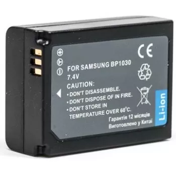 Samsung BP-1030 batteria agli ioni di litio per fotocamere serie NX, 7,4 V 1030 mAh