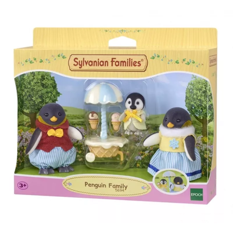 Set di figure Sylvanian Families famiglia pinguini