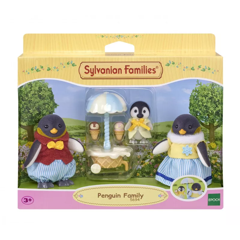 Set di figure Sylvanian Families famiglia pinguini