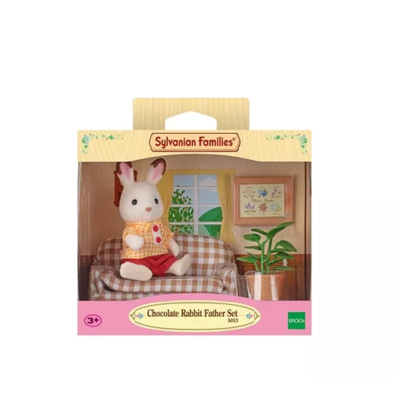 Sylvanian Families coniglio cioccolato padre set soggiorno