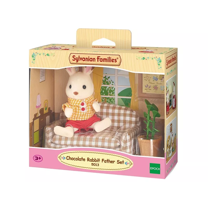 Sylvanian Families coniglio cioccolato padre set soggiorno
