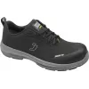 NO NAME scarpe di sicurezza SJ FLUXS3S Low 46 - S3S SR FO HRO puntale composito, senza metallo, nero/grigio